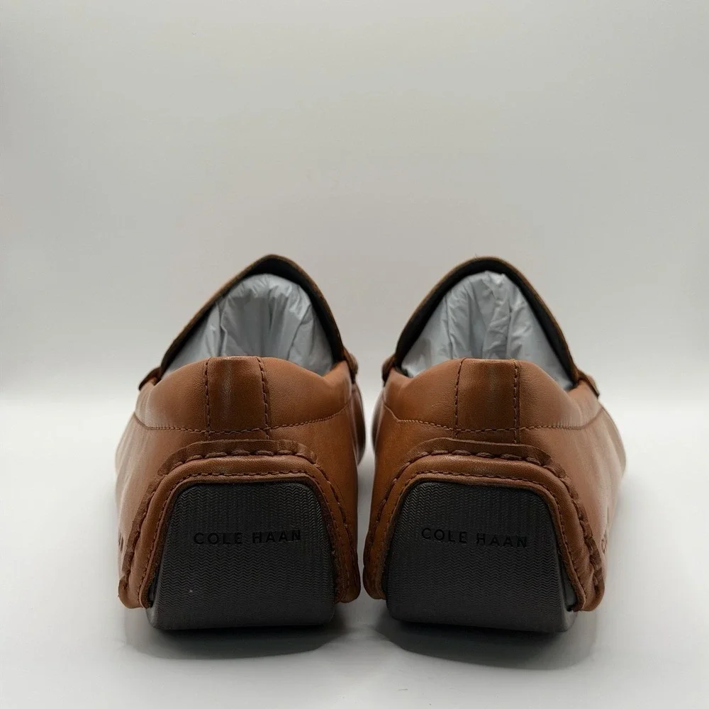 Cole Haan Howland Driving Penny Loafer Men's Size 10 Tan Brown New in Box